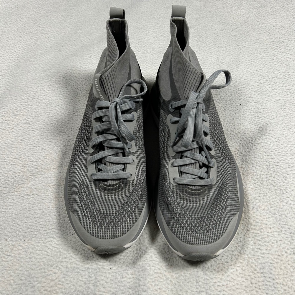 Lululemon‎ Chargefeel Workout Mid Womens 9 Grey Running Training Shoes Sneakers